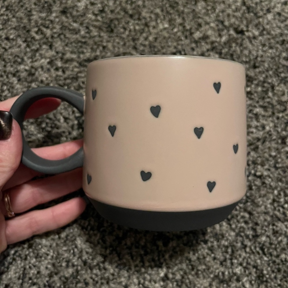 Cute pink and gray mug